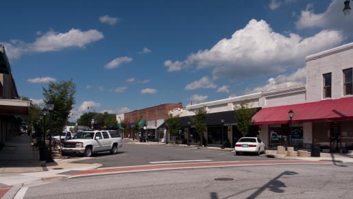 Downtown Wendell North Carolina