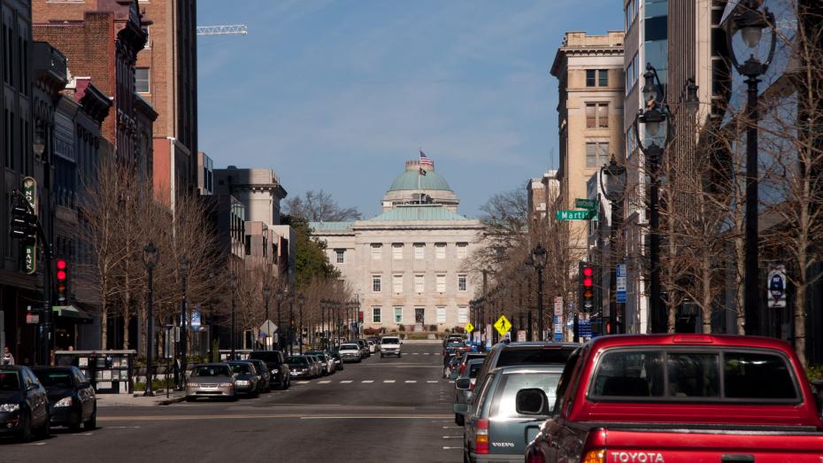 Fayetteville Street in Downtown Raleigh